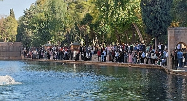 Balıklıgöl'de hafta sonu yoğunluğu!