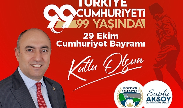 Başkan Aksoy’dan 29 Ekim Cumhuriyet bayramı Mesajı;