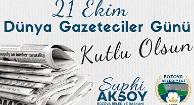 Başkan Aksoy’dan gazeteciler günü mesajı