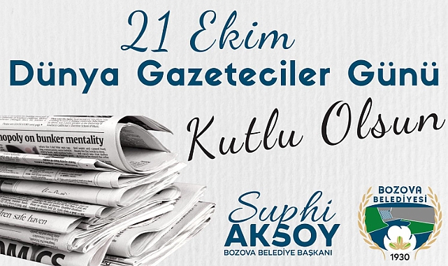 Başkan Aksoy’dan gazeteciler günü mesajı