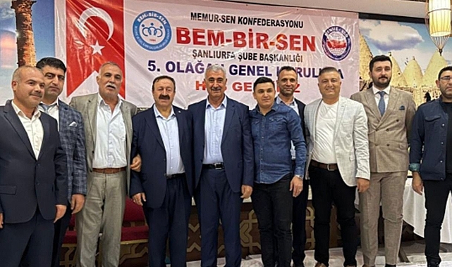 Bem-Bir-Sen Şanlıurfa Şube’si yeni başkanı belli oldu!