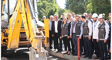 Canpolat’ın söz verdiği doğalgaz çalışmaları başladı