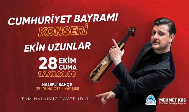 Eyyübiye Belediyesi’nden Cumhuriyet Konseri