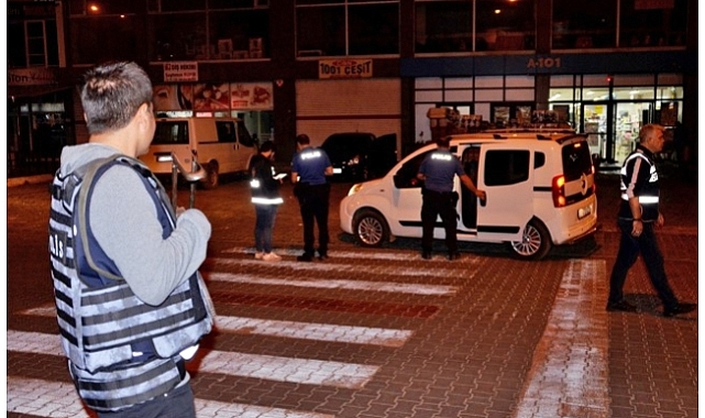 Halfeti'de polisten asayiş denetimi