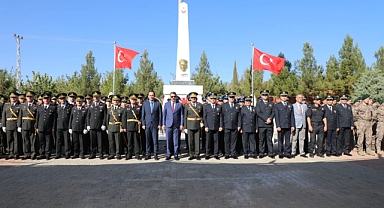 Şanlıurfa'da 29 Ekim Çelenk Sunma Töreni