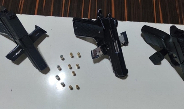 Şanlıurfa'da 3 ruhsatsız tabanca ele geçirildi
