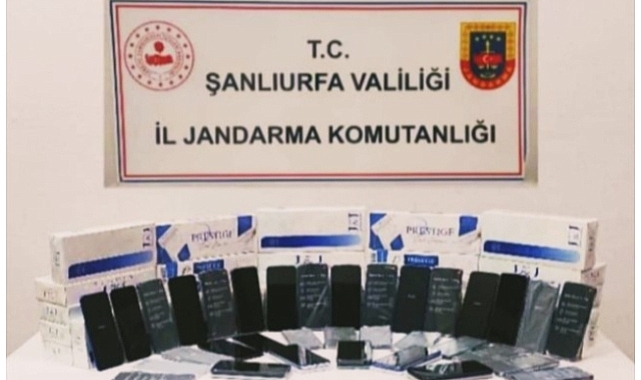 Şanlıurfa'da 74 kaçak cep telefonu ele geçirildi