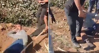 Tarlada çalışan adamı darp ettiler!