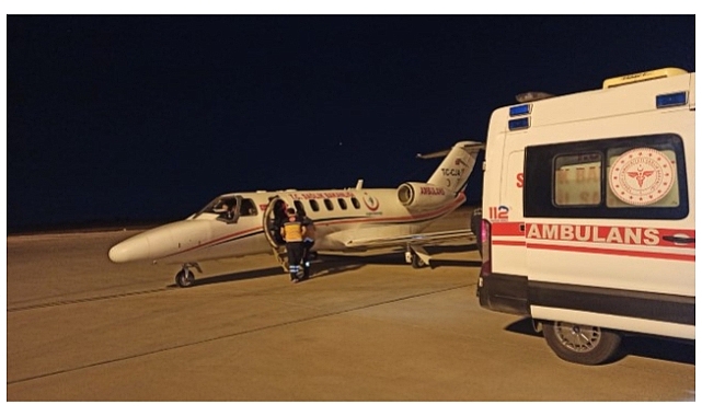 Uçak Ambulans Şanlıurfa’dan Kalp Nakli İçin Havalandı