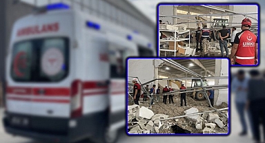 Urfa'da fabrika duvarı yıkıldı: Yaralılar var!