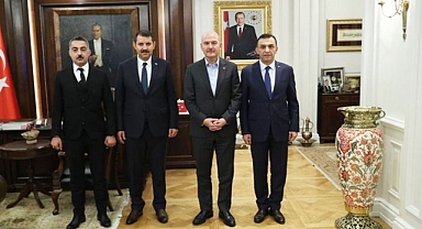 Vali Ayhan Bakan Soylu ile bir araya geldi!