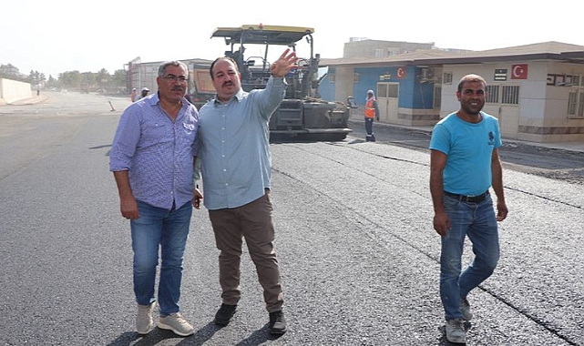 Viranşehir’de asfalt çalışması!