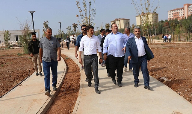 Viranşehir’de millet bahçesinin çalışmaları sürüyor