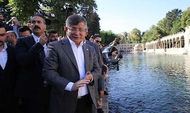 Ahmet Davutoğlu Şanlıurfa'da konuştu: Kur korumalı tarımı başlatacağız!