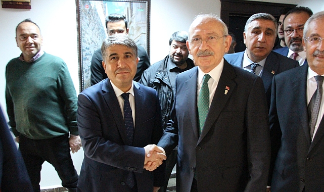 Dr. Süleyman Gök, Kilis'te Kılıçdaroğlu ile görüştü