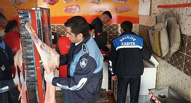 Haliliye'de kasaplar denetlendi!