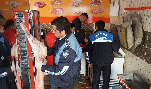 Haliliye'de kasaplar denetlendi!