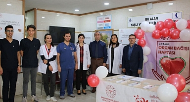 Organ bağışına dikkat çekildi: Urfa’da stantlar kuruldu!