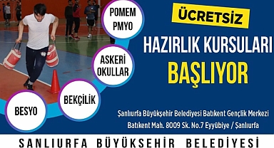 POMEM ve BESYO kursları ücretsiz verilecek!