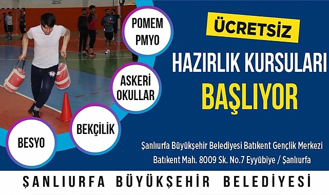 POMEM ve BESYO kursları ücretsiz verilecek!