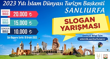 Şanlıurfa’da Logo ve Slogan Yarışması Başlıyor