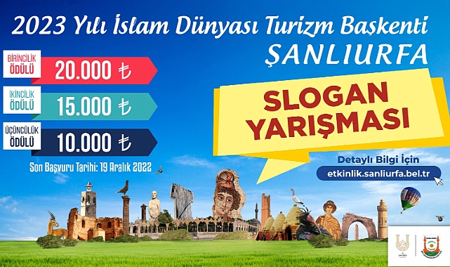 Şanlıurfa’da Logo ve Slogan Yarışması Başlıyor