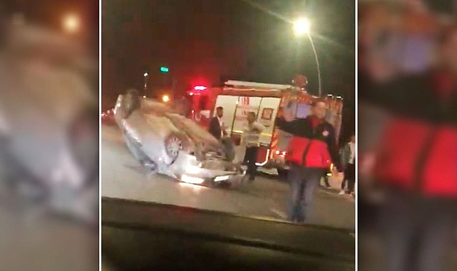 Şanlıurfa’da otomobil takla attı: Yaralılar var!