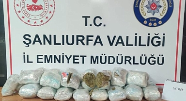 Şanlıurfa'da uyuşturucu operasyonu! Çok miktarda ele geçirildi