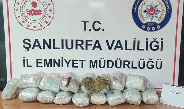 Şanlıurfa'da uyuşturucu operasyonu! Çok miktarda ele geçirildi