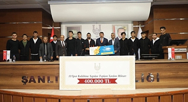 Şanlıurfa'daki amatör kulüplere nakdi yardım!