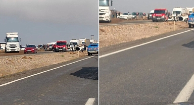 Urfa’da araç kontrolden çıkıp takla attı! Sürücü yaralandı!