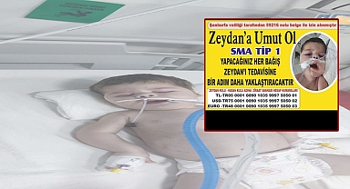 Urfa'da SMA'lı Zeydan bebek destek bekliyor
