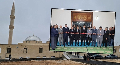 Urfa’da yapımı tamamlanan caminin açılışı yapıldı!