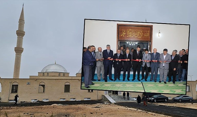 Urfa’da yapımı tamamlanan caminin açılışı yapıldı!