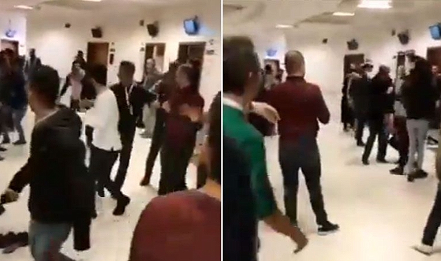 Urfa’daki hastanede dehşet dolu anlar! Sopalı, tekme-tokatlı kavga!