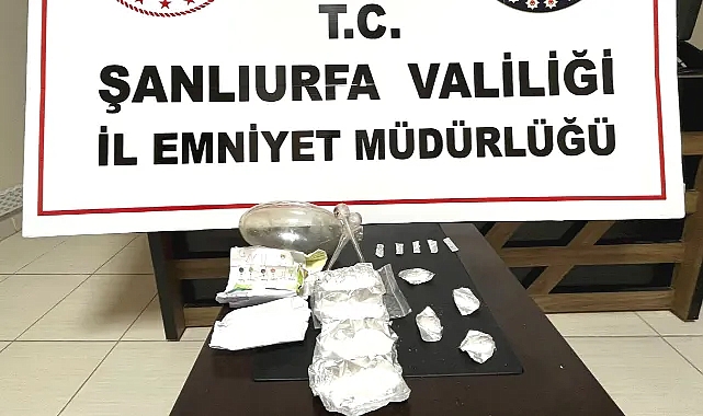 Urfa’nın ilçesinde uyuşturucu operasyonu!