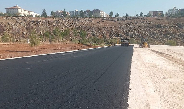 Viranşehir Millet Bahçesi yollarında asfalt çalışması başladı!