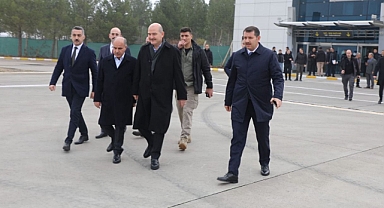 Bakan Soylu Şanlıurfa'dan ayrıldı!