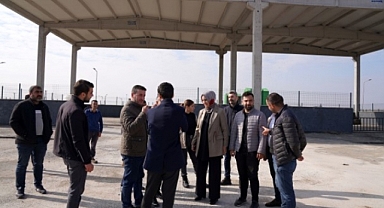 Başkan Çakmak Sıfır Atık Tesislerinde İncelemelerde Bulundu