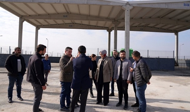 Başkan Çakmak Sıfır Atık Tesislerinde İncelemelerde Bulundu