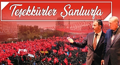 Başkan Kırıkçı'dan miting teşekkürü