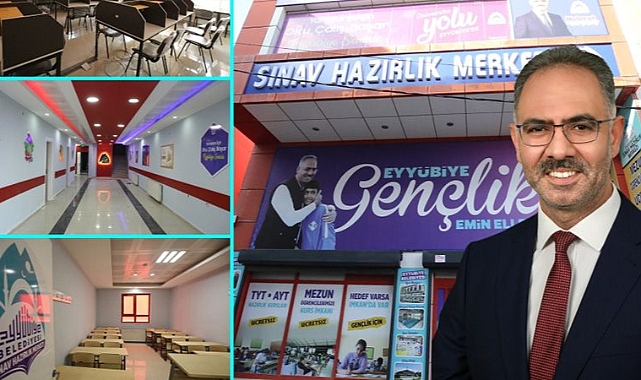 Eyyübiye'de sınav merkezi yapıldı