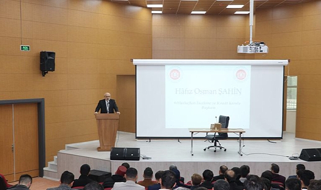 Kur’an-ı Kerim’i Güzel Okuma Yarışması’na katılacak olanlara seminer verildi!