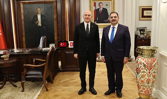 Soylu, Canpolat'ı Ankara'da kabul etti