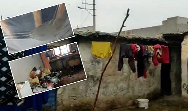 Urfa’daki mağdur ailenin evi ‘pes’ dedirtti!