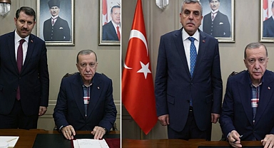 Vali Ayhan ve Beyazgül ile görüştü!