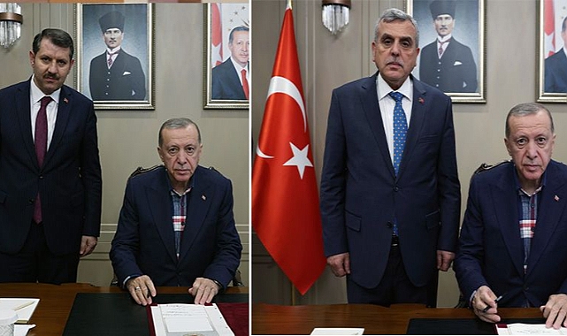 Vali Ayhan ve Beyazgül ile görüştü!