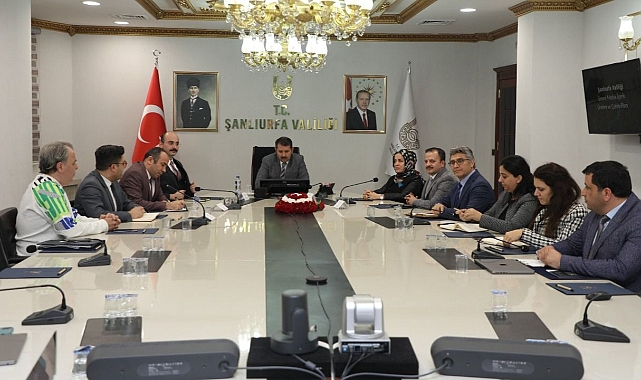 Başkent Urfa'da projelerin değerlendirme toplantısı yapıldı!
