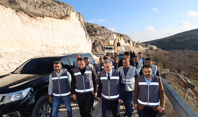 Büyükşehir Belediyesinden 7 Mahalleyi Kapsayan Yol Çalışması