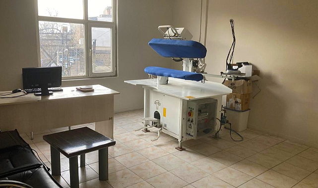 Çamaşırhane yeni yerinde hizmete devam ediyor